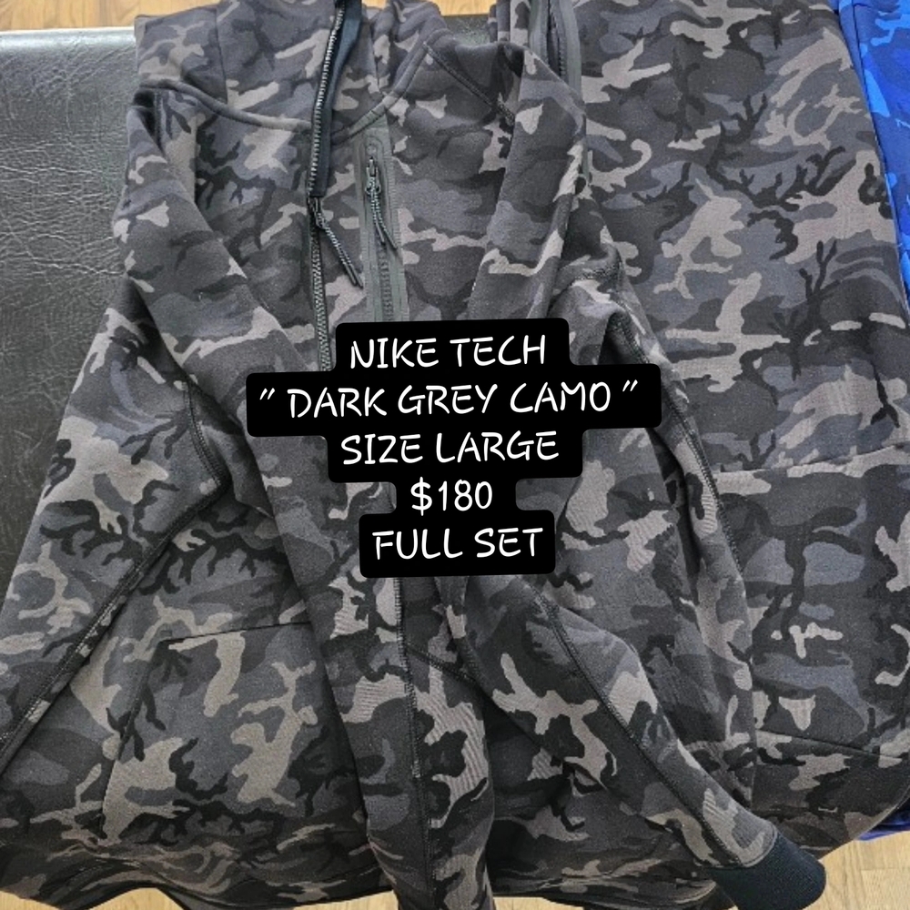 Nike Tech Dark Grey Camo Full Set